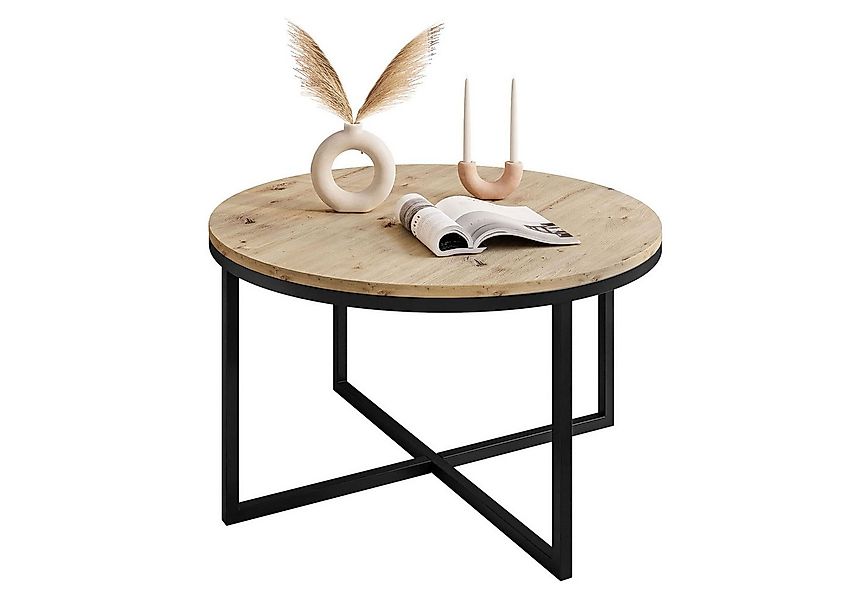 Lookway Couchtisch CIRI-X LOFT (1 Tisch), Durchmesser: ⌀70 cm günstig online kaufen