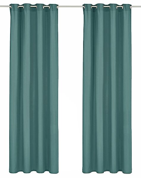 Bruno Banani Vorhang "Lagan" Ösen 2 Stk. tlg. 2-er Set, gewebt, Microfaser, günstig online kaufen