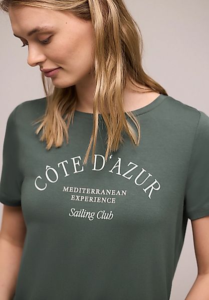 STREET ONE T-Shirt Rundhalsausschnitt günstig online kaufen