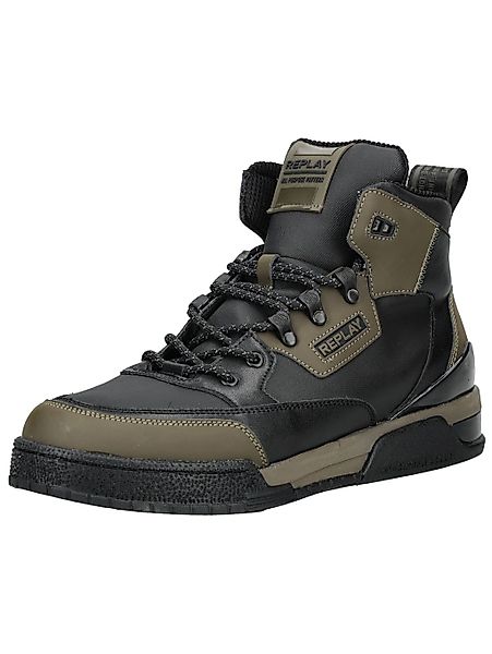 Replay Schnürstiefelette "Replay Stiefelette Leder/Synthetik" günstig online kaufen