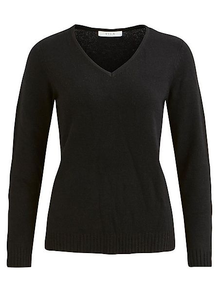 Vila Strickpullover VIRIL V-NECK L/S KNIT TOP - NOOS günstig online kaufen