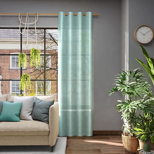 Neutex for you Vorhang "Libre-ECO" Ösen 1 Stk. tlg. günstig online kaufen