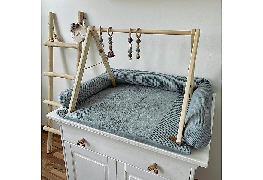 LittleANTunique Wickelauflage WICKELTISCHAUFLAGE, WICKELUNTERLAGE WAFFELPIQ günstig online kaufen