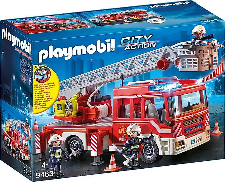Playmobil® Feuerwehr-Leiterfahrzeug (9463), My Action Heroes Konstruktions- günstig online kaufen