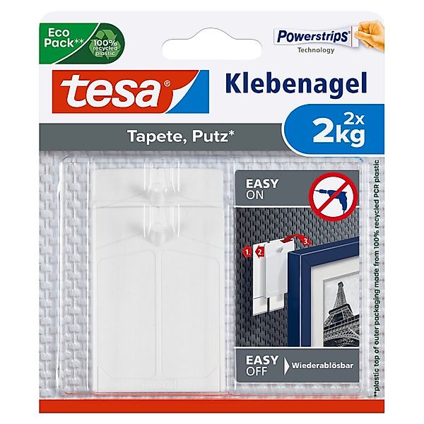 tesa Klebehaken tesa Klebenagel Traglast 2 günstig online kaufen
