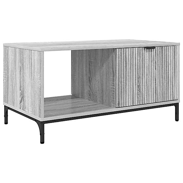 vidaXL Couchtisch Grau Sonoma 90 x 49 x 46 cm Holzwerkstoff 883450 günstig online kaufen