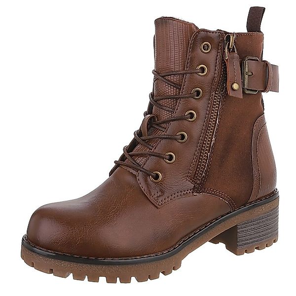 Ital-Design Damen Stiefel mit Reißverschluss und günstig online kaufen