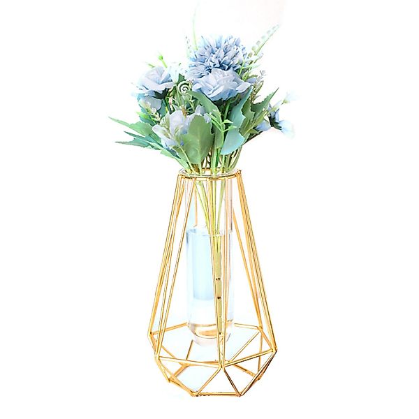 TWSOUL Dekovase Glas Gold Vase Für günstig online kaufen
