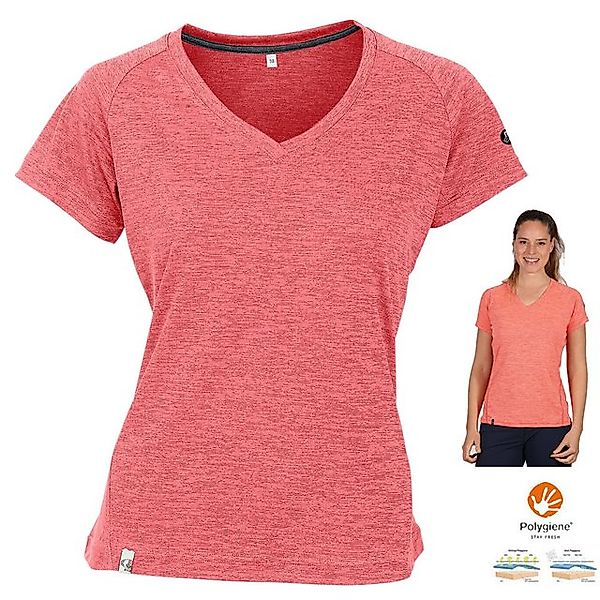 Maul Kurzarmshirt Maul - Damen T-Shirt Sport Outdoor Ridnaun Fresh2, coral günstig online kaufen