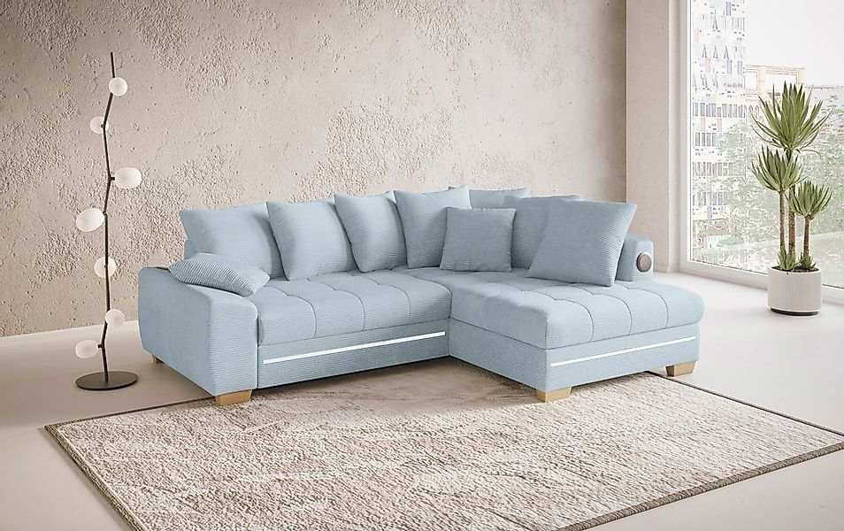 Mr. Couch Ecksofa "Nikita II, L-Form", RGB-LED, Bluetooth-Soundsystem, wahl günstig online kaufen