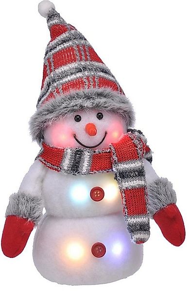 Bambelaa! Weihnachtsfigur Bambelaa! Schneemann LED Bunt Weihnachtsdeko Bele günstig online kaufen