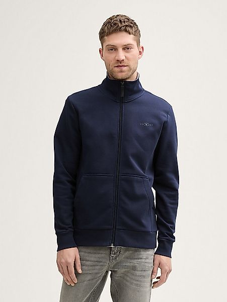 TOM TAILOR Sweatshirt Strick & Sweatshirts Sweatjacke mit Stehkragen günstig online kaufen