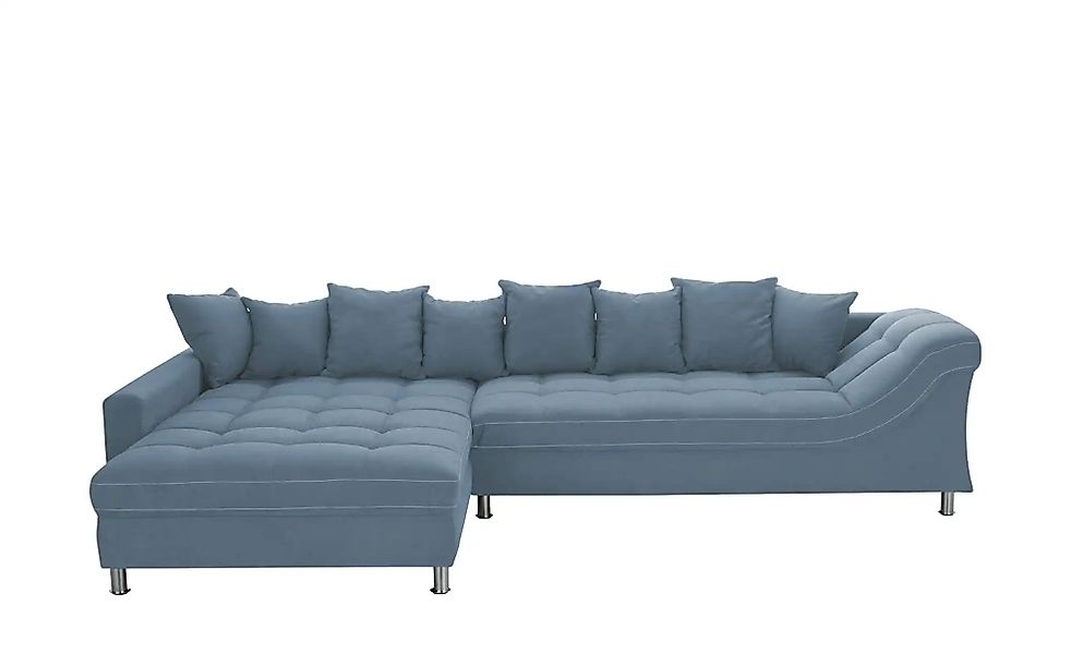 smart Ecksofa  Hanalie ¦ blau ¦ Maße (cm): B: 340 H: 95 T: 226.0 Polstermöb günstig online kaufen
