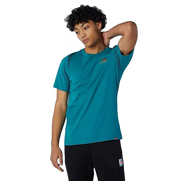 New Balance Essentials Embroidered Kurzarm T-shirt S Team Teal günstig online kaufen