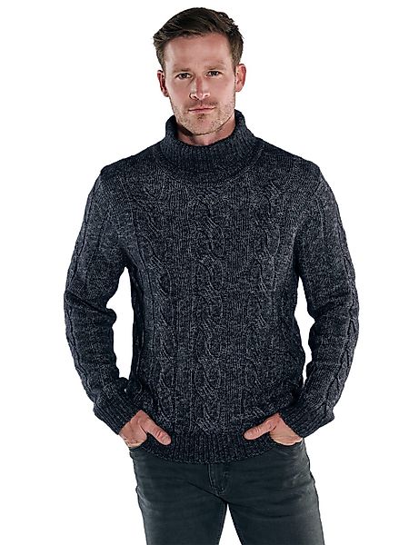 Engbers Rollkragenpullover engbers Herren Troyer-Pullover, Saphirblau günstig online kaufen