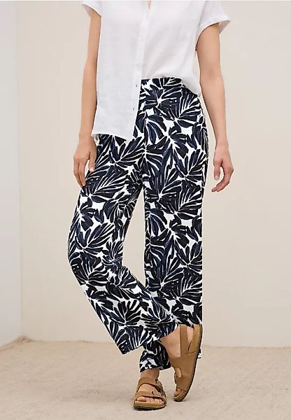 Gemusterte Crepe Hose günstig online kaufen