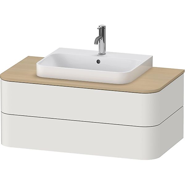 Duravit Waschbeckenunterschrank Happy D.2 Plus Weiß matt 100 cm günstig online kaufen