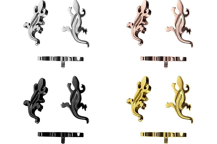 PIERCINGLINE Piercing-Set Titan Schraubaufsatz mit Außengewinde günstig online kaufen