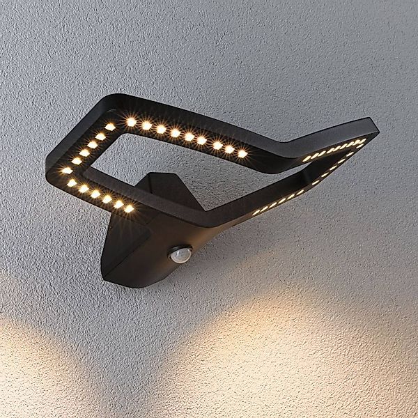 Paulmann LED-Sensor-Außenwandleuchte Alara, anthrazit, IP44 günstig online kaufen