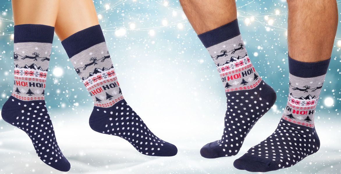 BRUBAKER Socken Lustige Herren Weihnachtssocken - günstig online kaufen