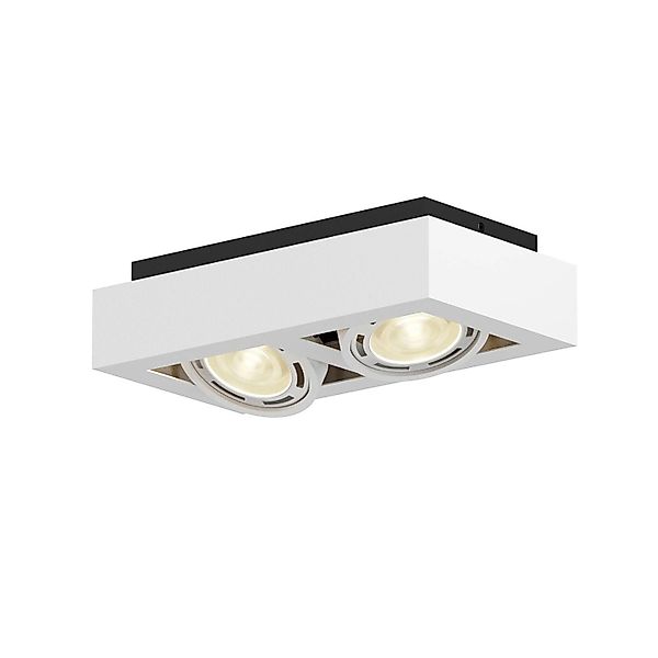 Arcchio Deckenlampe Ronka 9624448 Modern in Weiß aus Aluminium 2-flammig GU günstig online kaufen