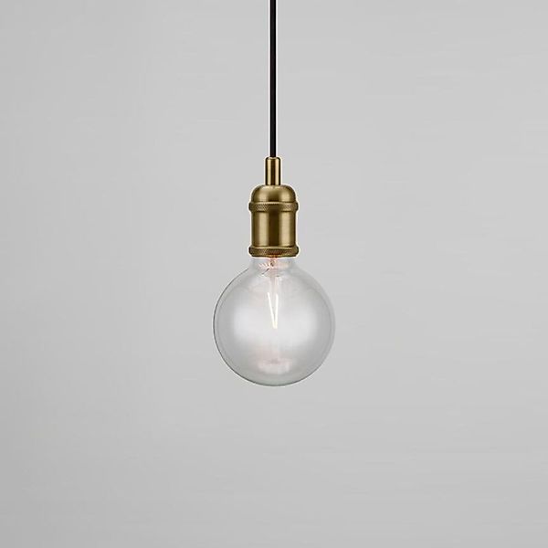Retro Pendelleuchte Avra aus Metall messing E27 günstig online kaufen
