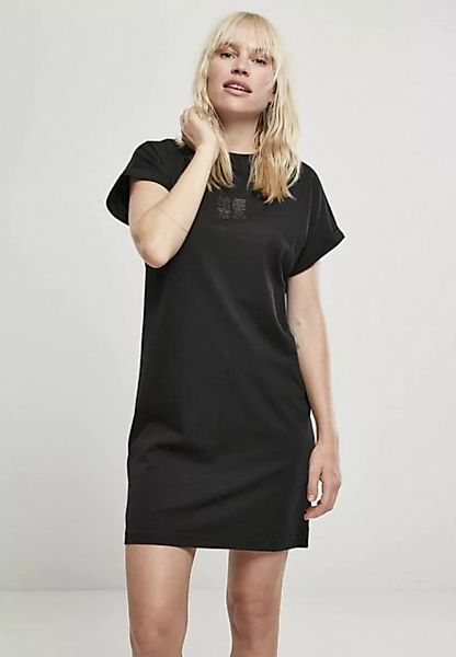 URBAN CLASSICS Jerseykleid "Frauen Ladies Cut On Sleeve Printed Tee Dress", günstig online kaufen