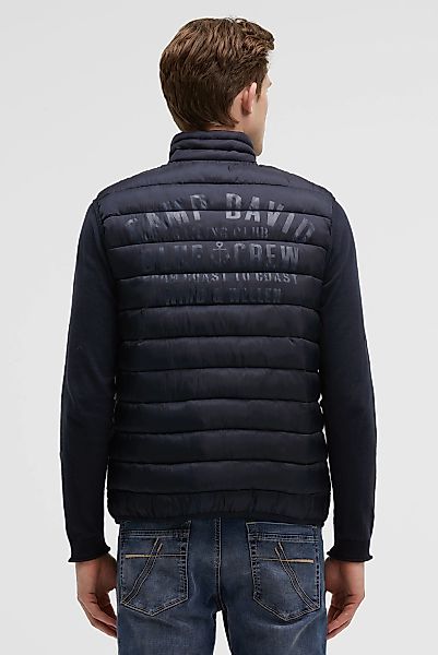 CAMP DAVID Steppweste mit elastischem Saumabschluss günstig online kaufen