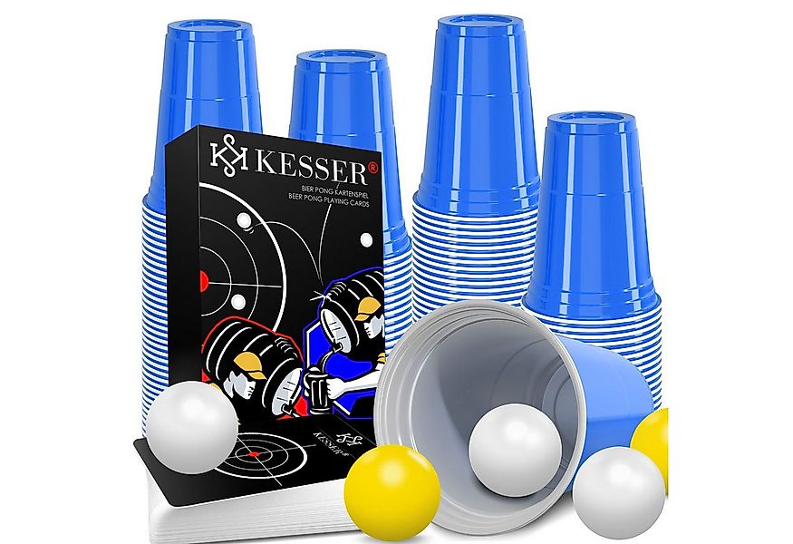 KESSER Klapptisch, Beer Pong Becher Set mit Kartenset 54 Karten, Bierpong günstig online kaufen