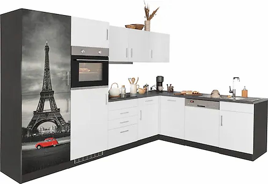 HELD MÖBEL Winkelküche »Paris«, Stellbreite 290/220 cm, wahlweise mit Induk günstig online kaufen