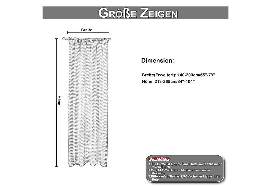 Jibenhome Schiebegardine Thermovorhang Verdunkelungsvorhang Plüsch Gesteppt günstig online kaufen