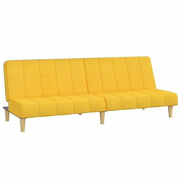 vidaXL Schlafsofa, Sofa 2-Sitzer Creme Stoff günstig online kaufen