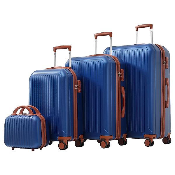 Flieks Trolleyset, 4 Rollen, (TSA-Schloss, ABS-Material, günstig online kaufen