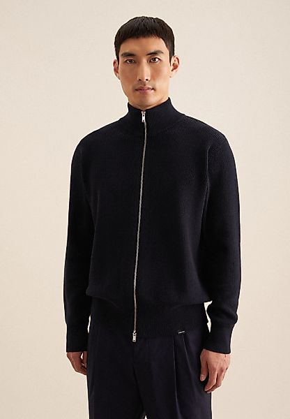 seidensticker Strickjacke "Schwarze Rose", Langarm Stehkragen Uni günstig online kaufen
