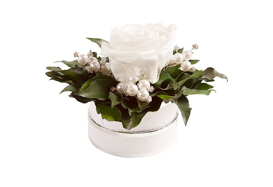 Kunstblume Infinity Rosenbox Diamonds and Pearls 1 infinity Rose Rose, ROSE günstig online kaufen