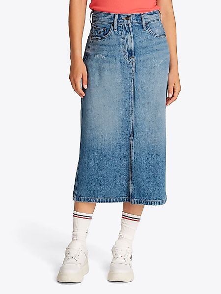 Tommy Jeans Jeansrock "CLAIRE MIDI SKIRT BI8036", in Midi-Länge, in blauer günstig online kaufen