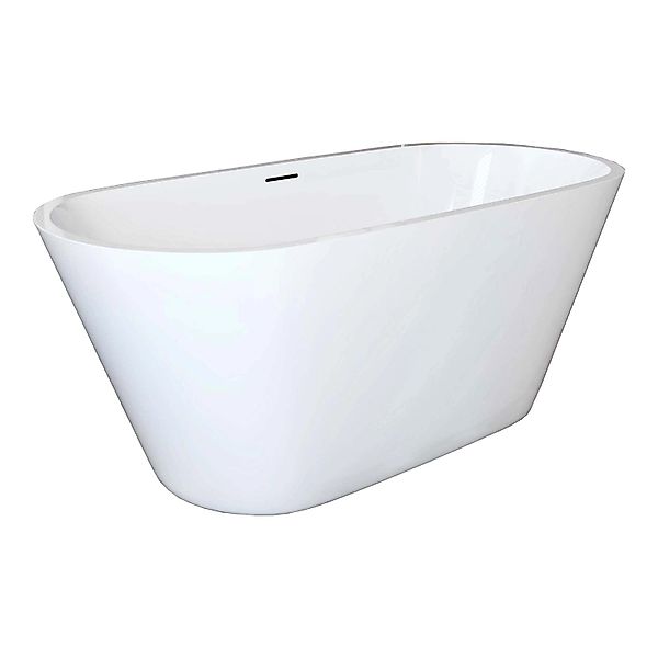 AICA Freistehende Badewanne 150x70cm Oval Acrylwannen inkl.Ab-/Überlauf.Vor günstig online kaufen