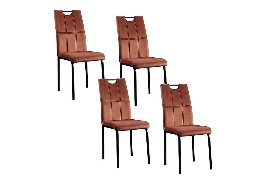 HTI-Living Esszimmerstuhl Stuhl Denton Velvet 4er-Set (Set, 4 St), Esszimme günstig online kaufen