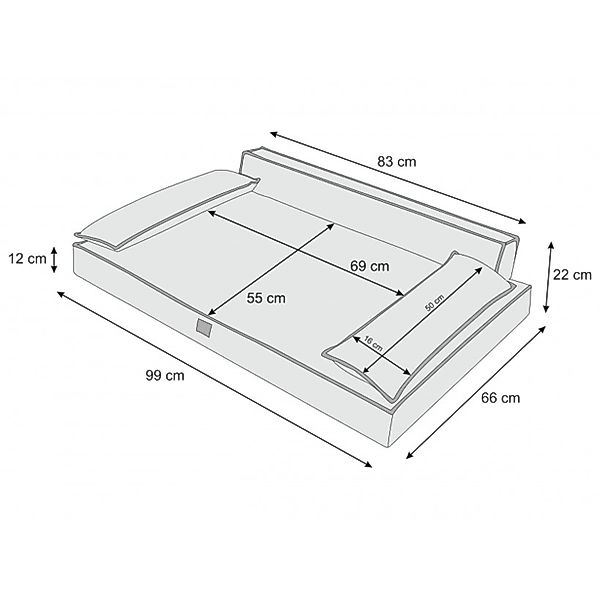 Hobbydog Tierbett Tierbett Hundebett Schlafplatz Hundekissen günstig online kaufen