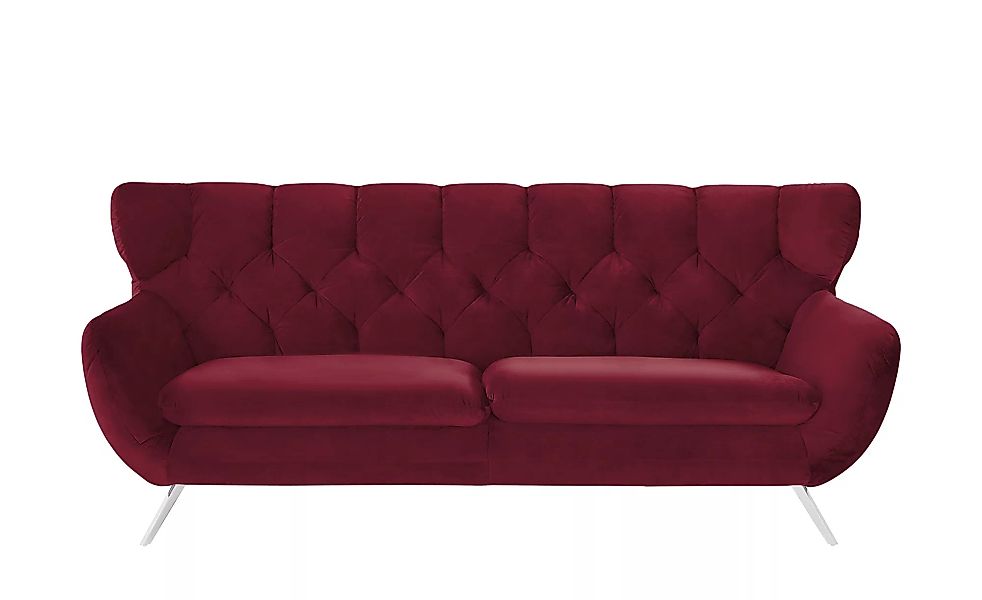 pop Sofa  Caldara - rot - 225 cm - 94 cm - 95 cm - Polstermöbel > Sofas > 3 günstig online kaufen