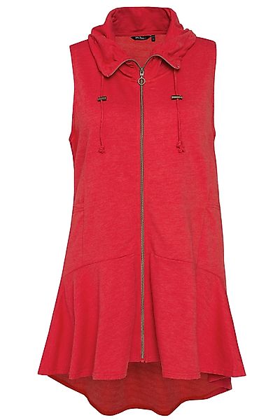 Ulla Popken Steppweste Sweatweste A-Linie Stehkragen günstig online kaufen