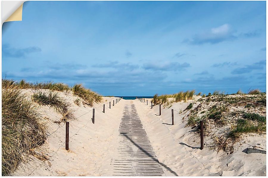 Artland Wandbild "Strandaufgang an Küste der Ostsee", Strandbilder, (1 St.) günstig online kaufen