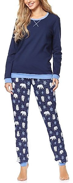 Merry Style Schlafanzug Damen Pyjama MS10-168 aus Baumwolle günstig online kaufen