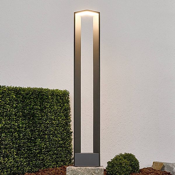 Lucande LED-Wegelampe Jeny, 100 cm, anthrazit, Aluminium günstig online kaufen