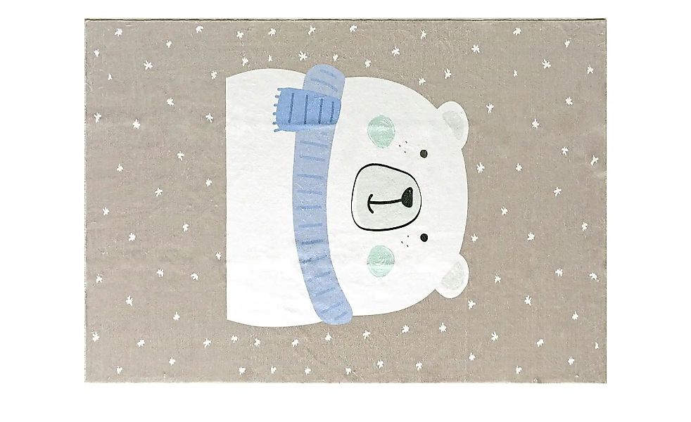 KJUT Kinderteppich  Kiddy ¦ braun ¦ Synthetische Fasern ¦ Maße (cm): B: 140 günstig online kaufen