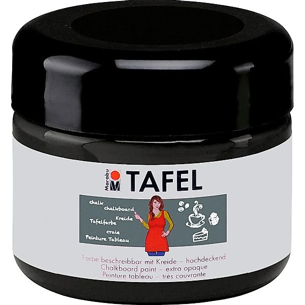 Marabu Tafelfarbe deckend 225 ml Ebenholz günstig online kaufen