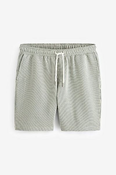 Next Sweatshorts Seersucker-Badeshorts aus Jersey mit Streifen (1-tlg) günstig online kaufen