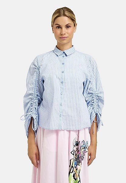 Milano Italy Langarmbluse mit Kellerfalte im Rücken günstig online kaufen