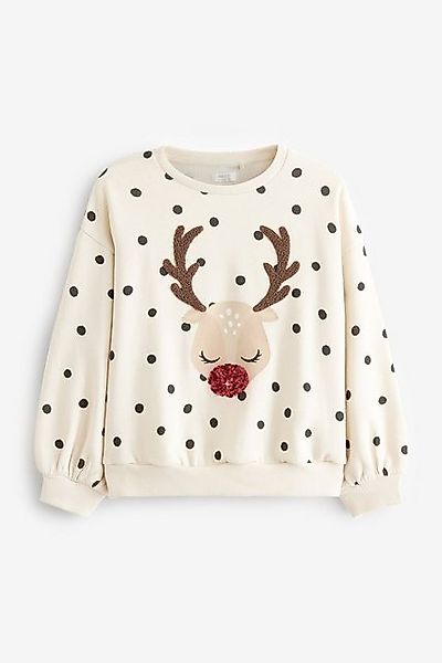 Next Sweatshirt Sweatshirt mit weihnachtlichem Motiv (1-tlg) günstig online kaufen