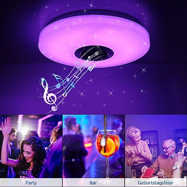 WILGOON Deckenleuchte 60W LED RGB Panel günstig online kaufen